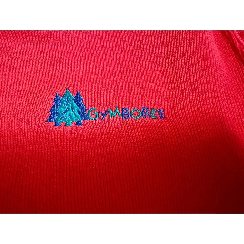 Vintage 90s Gymboree Colorblock Sweater Rainbow Tag Knit Pullover Medium 2T 3T